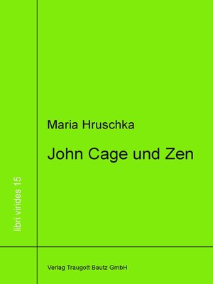 cover image of John Cage und Zen